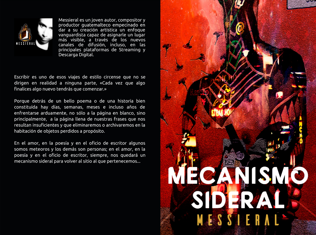 ¡Ya Disponible «Mecanismo Sideral» Segundo Libro de la Colección Planeta Messieral en Formato Kindle y Libro de Tapa Blanda!