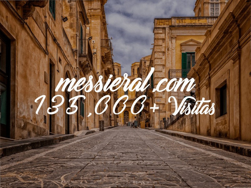 ¡messieral.com supera las 135,000+&nbsp;Visitas!