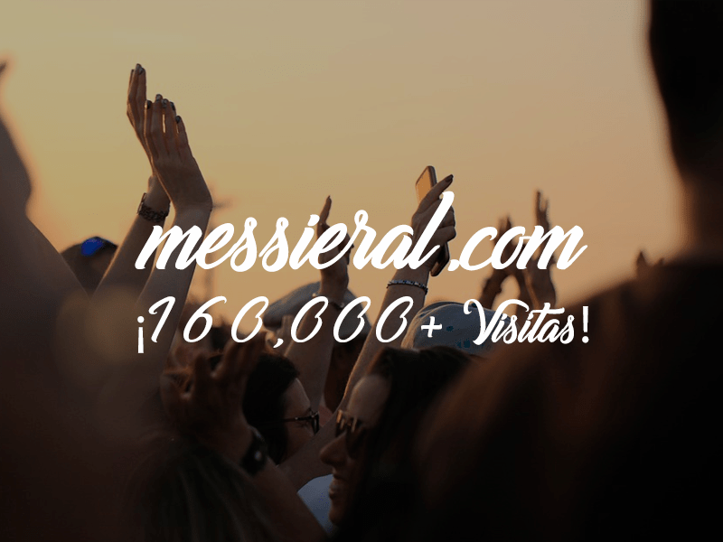 ¡messieral.com supera las 160,000+&nbsp;Visitas!