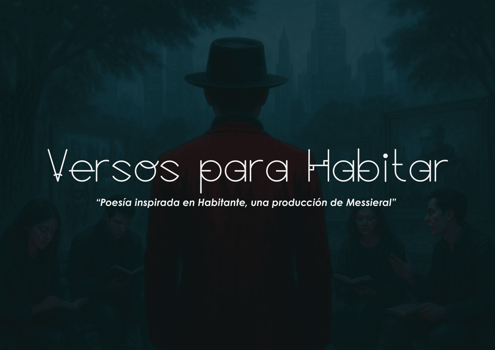 Colección de poemas (Versos para Habitar) inspirados en Habitante, del artista Messieral. messieral.com