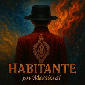Portada de Habitante, una obra viva que se desarrolla en tiempo real de Messieral,