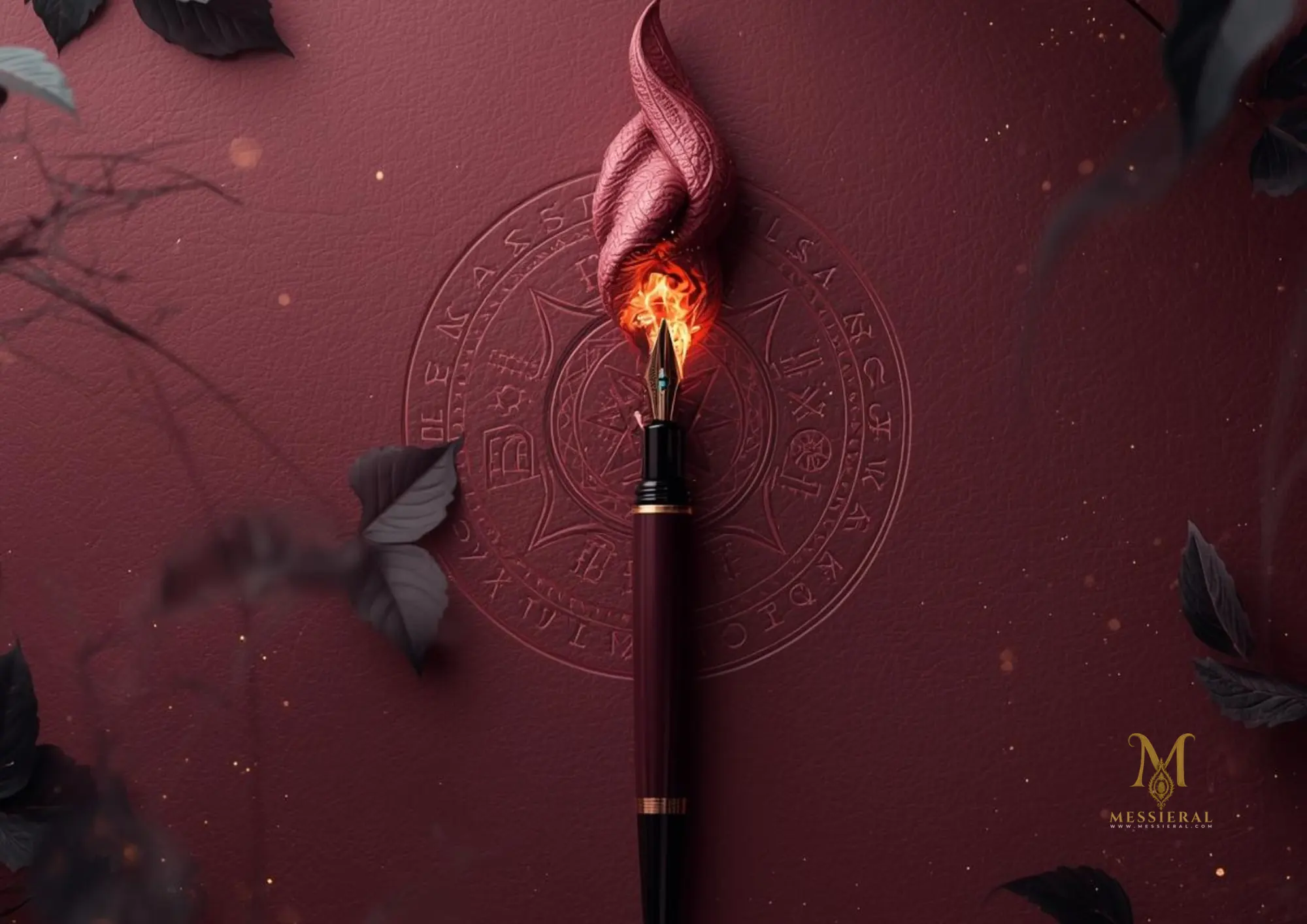 Cuando el Fuego Pasa es una composición en prosa poética del artista Messieral.