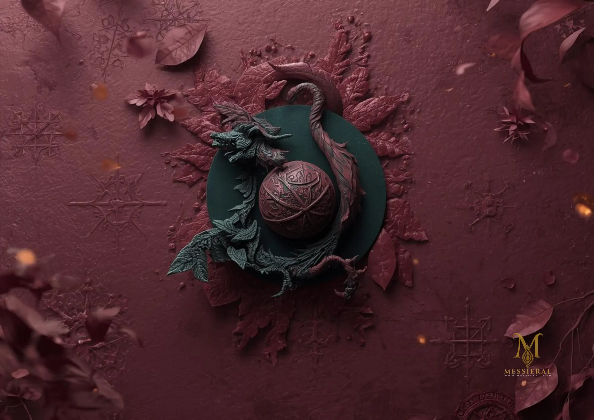Diciembre a Todo Color en una composición poética en verso del artista Messieral.